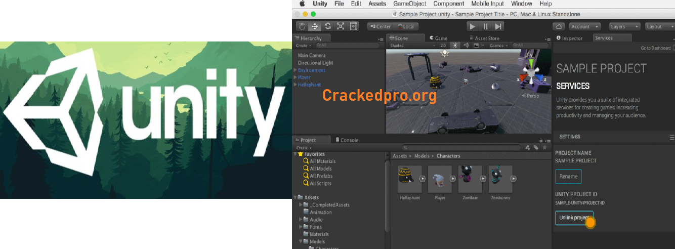 Kostenloser Download von Unity Crack