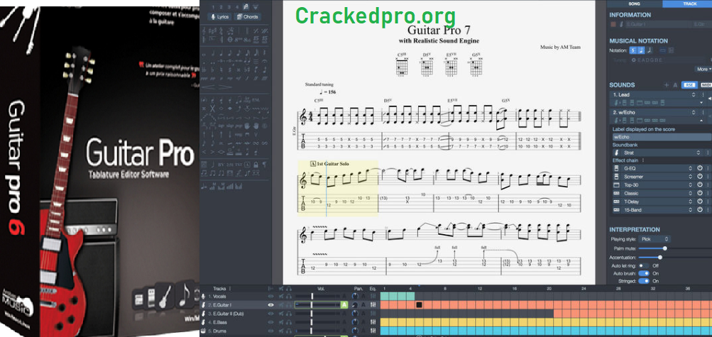 Guitar Pro 8.1.0 Crack With License Key Latest Version Download