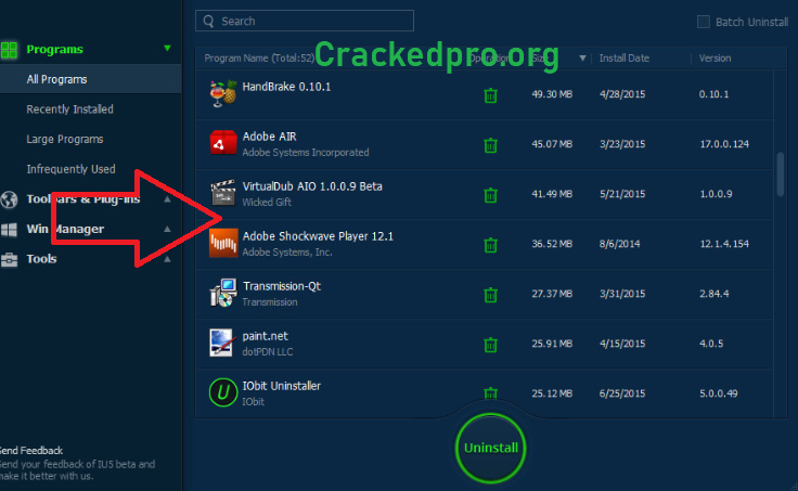 IObit Uninstaller Crack Download